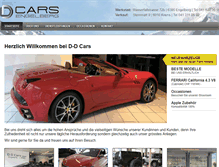 Tablet Screenshot of ddcars.ch